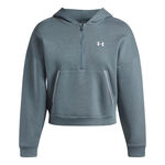 Abbigliamento Under Armour Under Armour Rival Fleece  Piped Half-Zip Felpa Donna - bianco, 