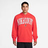 Court Dri-FIT Fleece High Rise Felpa Con Cappuccio Uomini-Rosso