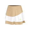Wild Flounce Gonna Donna-Beige,Bianco