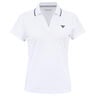 W. TEAM TECH POLOWHITE Polo Donna-bianco
