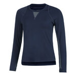 Abbigliamento Lucky in Love Lucky in Love High Low Breezy Manica lunga Donna - blu scuro, 