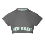 Abbigliamento BIDI BADU BIDI BADU Abdominis Crop Move Maglietta Donna-Grigio