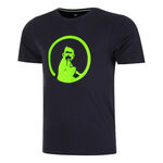 Abbigliamento Quiet Please Quiet Please Wild Trainings Maglietta Uomini-Blu Scuro,Verde Neon