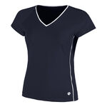 Abbigliamento Björn Borg Björn Borg Ace V-Neck Maglietta Donna - blu scuro, 