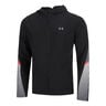 Velociti Storm Hooded Giacca Da Corsa Uomini-Nero,Grigio