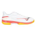 Scarpe da tennis Mizuno Mizuno Wave Exceed Court Scarpa Per Tutte Le Superfici Uomini-Bianco,Corallo