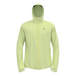 Abbigliamento Odlo Odlo X-Alp Waterproof Giacca Da Corsa Uomini-Lime