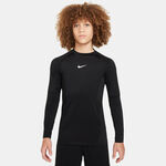 Abbigliamento Nike Nike Dri-Fit Pro Manica Lunga Ragazzi-Nero