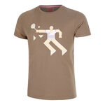 Abbigliamento BIDI BADU BIDI BADU Paris 2025 Chill Maglietta Uomini-Marrone,Beige