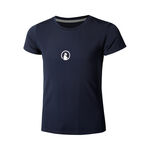 Abbigliamento Quiet Please Quiet Please Retriever Maglietta Ragazze-Blu Scuro,Bianco
