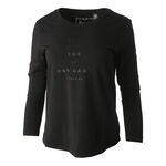 Abbigliamento Limited Sports Limited Sports Laura Manica Lunga Donna-Nero,Argento
