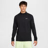 Stride Half-Zip Camicia da corsa Uomini - nero, argento
