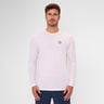 Crew Roundneck Manica Lunga Uomini-Bianco