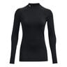 Coldgear Authentics Mockneck Manica Lunga Donna-Nero