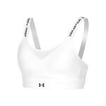 Abbigliamento Under Armour Under Armour Infinity High Reggiseni Sportivi Donna-Bianco