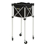 Equipaggiamento allenatore Tennis-Point Tennis-Point Carrello Per Palline In Aggiunta Borsa-Nero
