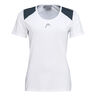 22 Tech Maglietta Donna - bianco, blu scuro
