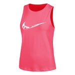 Abbigliamento Nike Nike Dri-Fit One Swoosh Camicia Da Corsa Donna-Berry