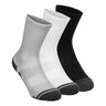 Performance Tech Crew Calzini Sportivi Confezione Da 3-Grigio,Multicolore