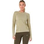 Abbigliamento ASICS ASICS Road Seamless Camicia da corsa Donna-beige, beige
