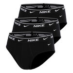 Abbigliamento Nike Nike Essential Cotton Stretch Brief Boxer - Confezione da 3 Uomini-nero, nero