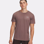 Abbigliamento Under Armour Under Armour Trail Run Camicia Da Corsa Uomini-Grigio Scuro