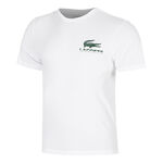 Abbigliamento Lacoste Lacoste Urban Print Maglietta Uomini-Bianco