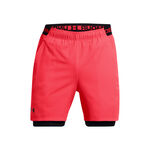 Abbigliamento Under Armour Under Armour Vanish Woven 2in1 Pantaloncini Uomini-Rosso