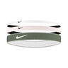 Nike Flex Classic Mixed Fascia Per Capelli Confezione Da 3-Rosa,Bianco
