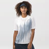 Performance Maglietta Donna-Bianco,Blu Scuro