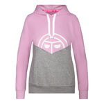 Abbigliamento BIDI BADU BIDI BADU Salia Lifestyle Felpa Con Cappuccio Donna-Rosa,Grigio Chiaro