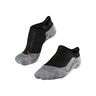 RU4 Endurance Invisible Calze da corsa Donna - nero, grigio