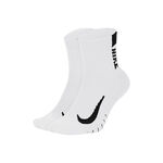 Abbigliamento Nike Nike Multiplier Calze Da Corsa Confezione Da 2-Bianco,Nero