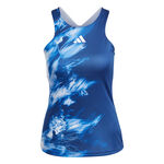 Abbigliamento adidas adidas Melbourne Y-Canottiera Donna-Blu Scuro,Bianco