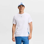 Abbigliamento da tennis JLindeberg JLindeberg Court  Maglietta Uomini-bianco