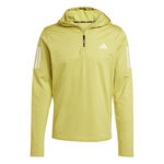 Abbigliamento adidas adidas Own the Run Winter Half-Zip Camicia da corsa Uomini-giallo