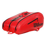 Wilson Wilson Tour Borsa Per Racchetta Da 15-Rosso
