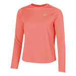 Abbigliamento ASICS ASICS Core Camicia Da Corsa Donna-Corallo