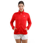 Abbigliamento da tennis BIDI BADU BIDI BADU Crew 2.0 Giacca da allenamento Donna-rosso