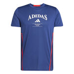 Abbigliamento adidas adidas Designed For Maglietta Uomini-Blu Scuro,Rosso