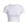 Rival Rib Baby Maglietta Donna-Bianco