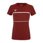 Abbigliamento Tecnifibre Tecnifibre Team Tech Maglietta Donna-Rosso Scuro
