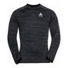 Easy Warm Mid Layer Manica Lunga Uomini-Nero