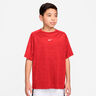 Dri-FIT Multi Heather Maglietta Bambini-rosso scuro