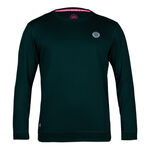 Abbigliamento BIDI BADU BIDI BADU Chaka Basic Crew Felpa Uomini-Verde Scuro