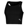 Run Ultraspun Crop Camicia da corsa Donna - nero, 