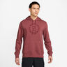 Court Dri-Fit Heritage Felpa con cappuccio Uomini - vino rosso, 