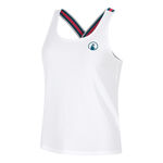Abbigliamento Quiet Please Quiet Please Create Serve & Volley 2.0 Canottiera Donna-Bianco,Multicolore