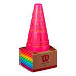 Equipaggiamento allenatore Wilson Wilson Safe Cones Coni Di Marcatura Confezione Da 12-Multicolore