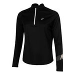 Abbigliamento ASICS ASICS Icon 1/2 Zip Camicia da corsa Donna - nero, 